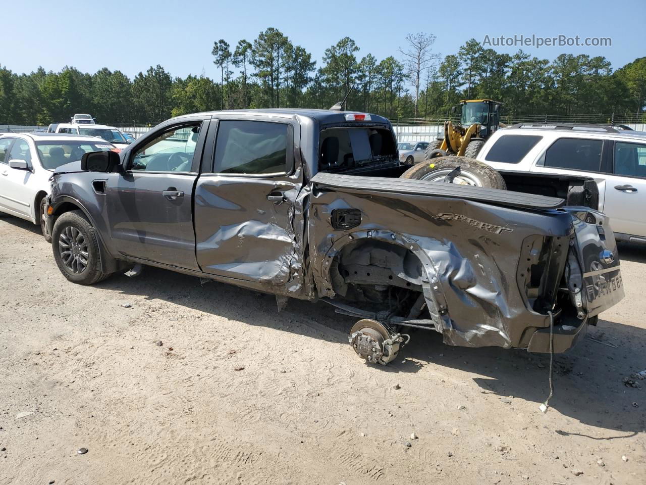 2020 Ford Ranger Xl Gray vin: 1FTER4EH0LLA78427