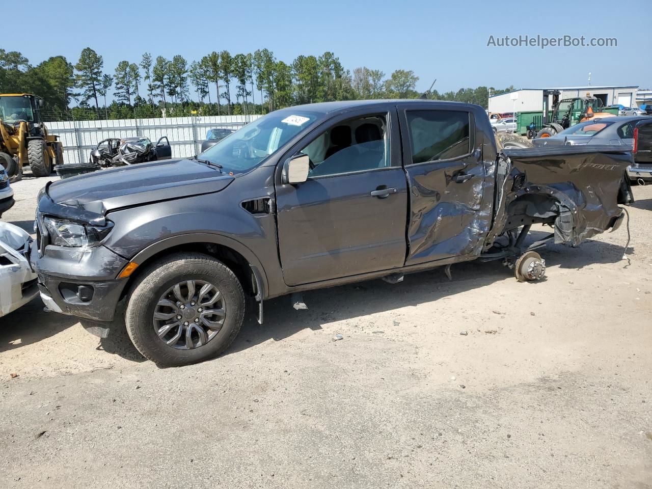 2020 Ford Ranger Xl Gray vin: 1FTER4EH0LLA78427