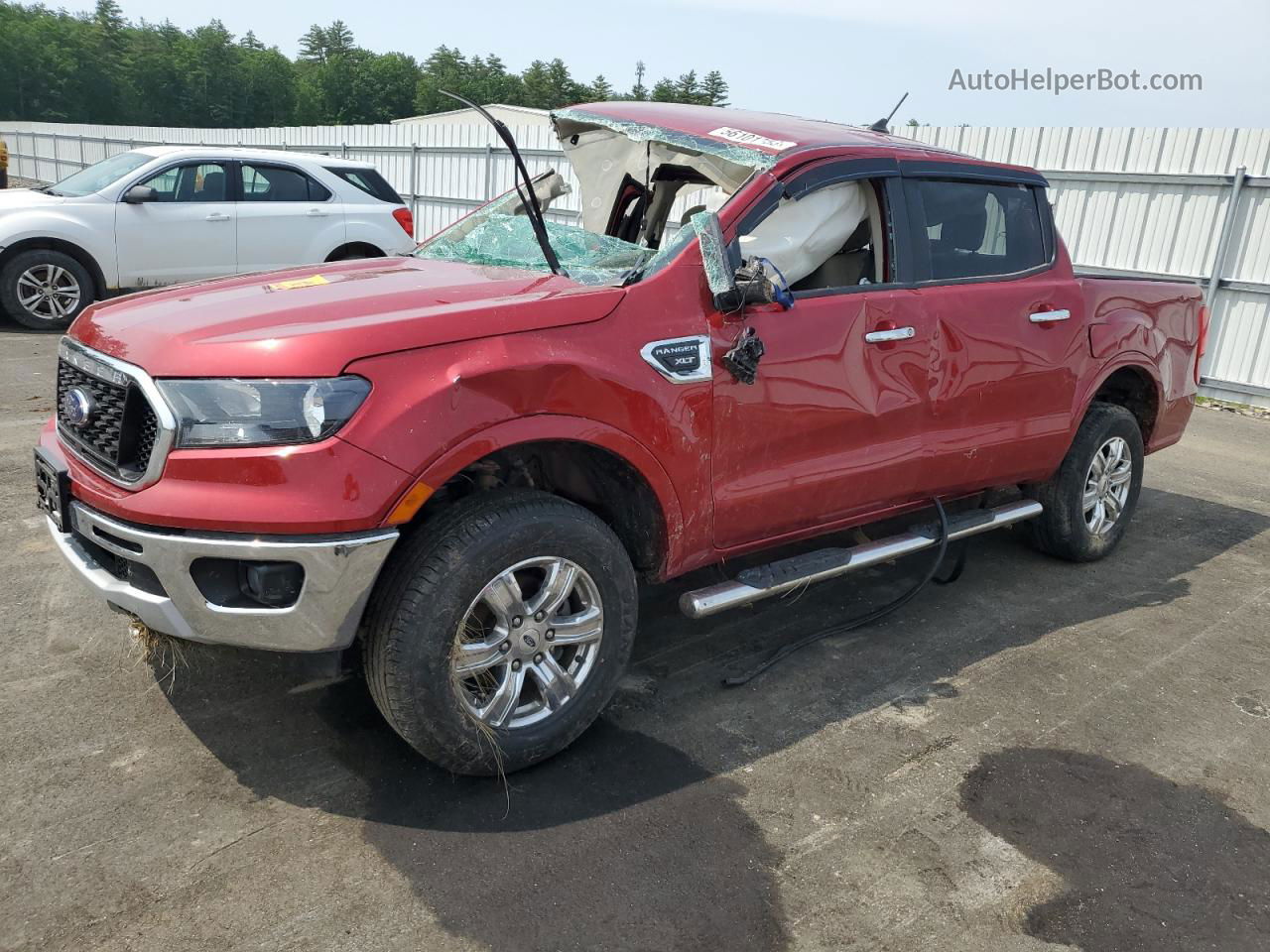 2020 Ford Ranger Xl Красный vin: 1FTER4EH0LLA87001