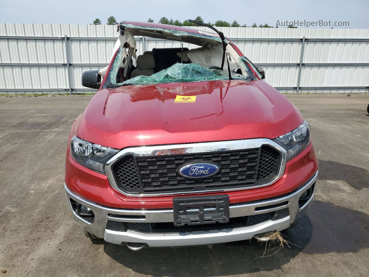 2020 Ford Ranger Xl Красный vin: 1FTER4EH0LLA87001