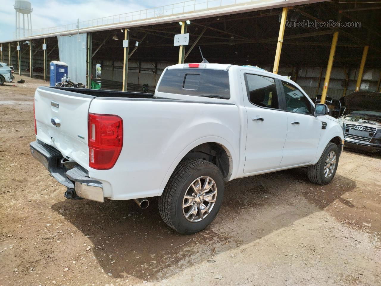 2019 Ford Ranger Xl White vin: 1FTER4EH1KLA17991