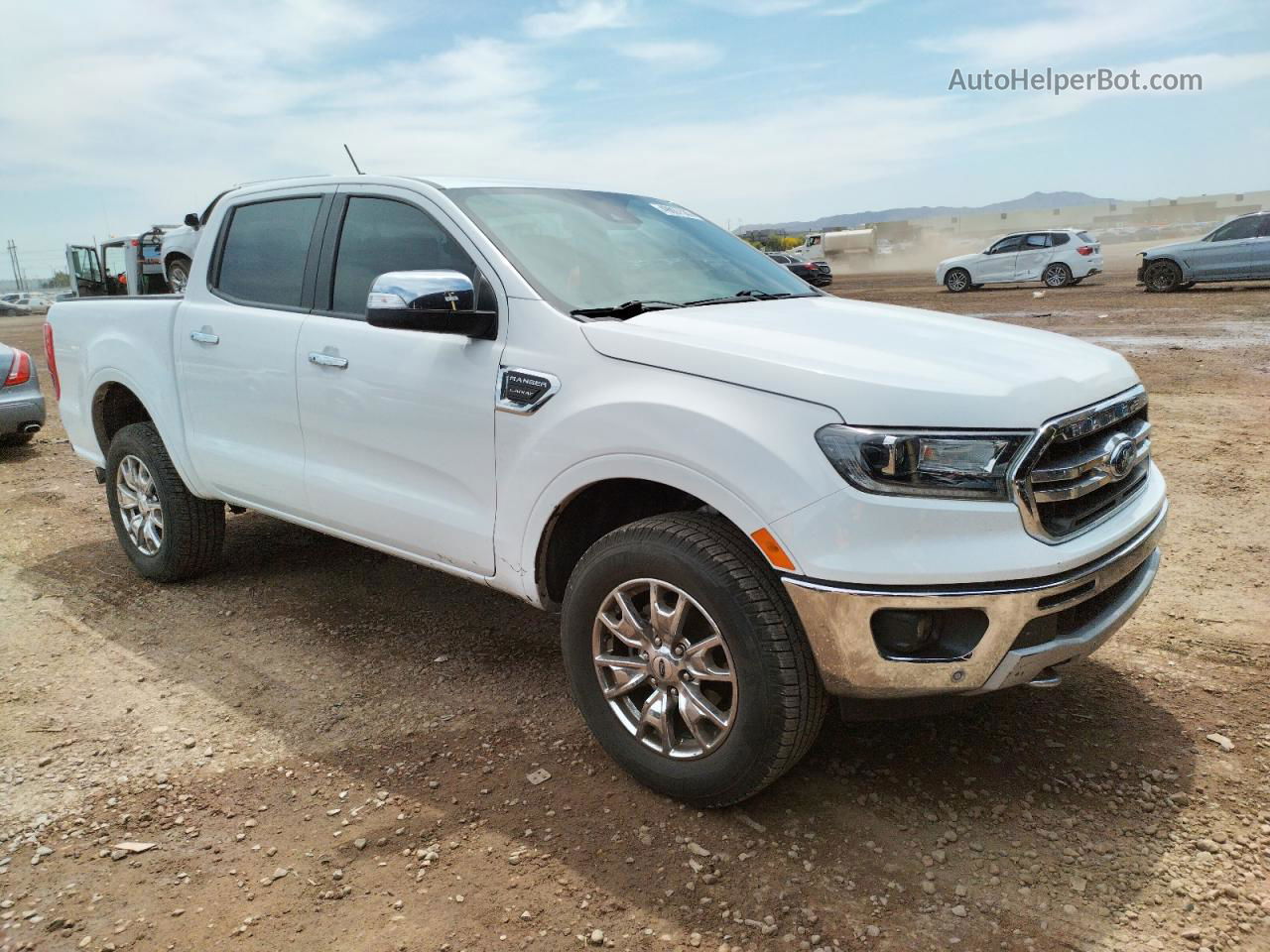 2019 Ford Ranger Xl White vin: 1FTER4EH1KLA17991