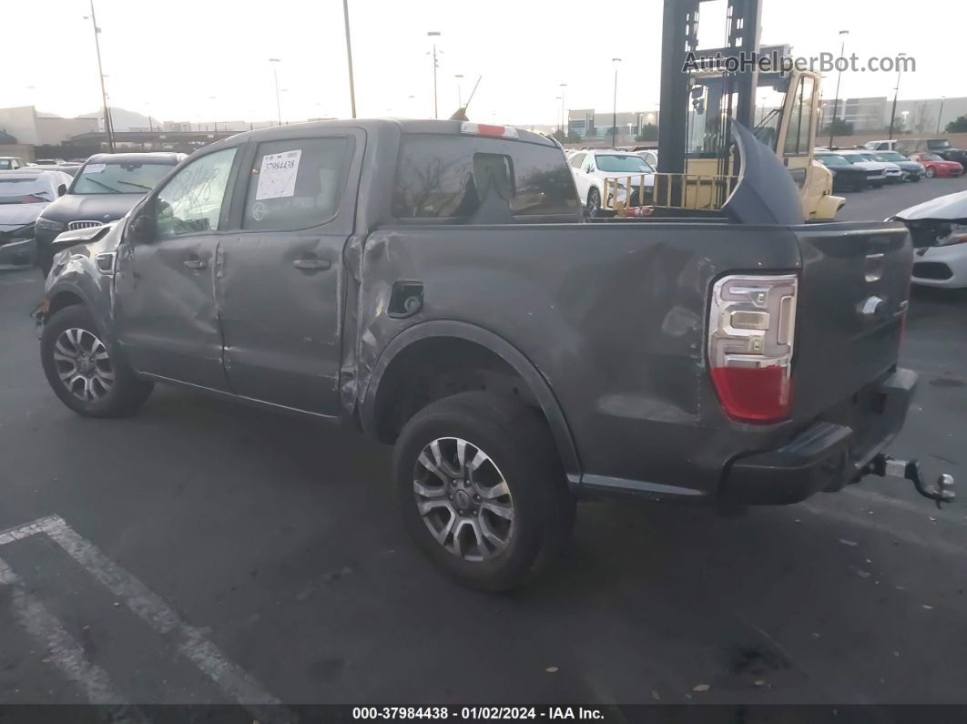 2019 Ford Ranger Lariat Gray vin: 1FTER4EH1KLA20499