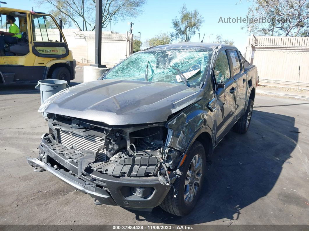 2019 Ford Ranger Lariat Gray vin: 1FTER4EH1KLA20499