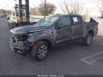 2019 Ford Ranger Lariat Gray vin: 1FTER4EH1KLA20499