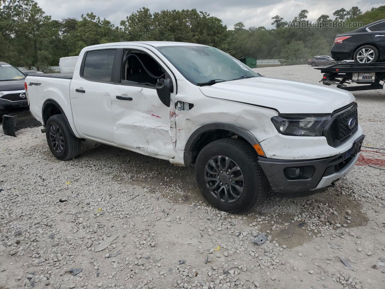 2019 Ford Ranger Xl Белый vin: 1FTER4EH1KLA48724