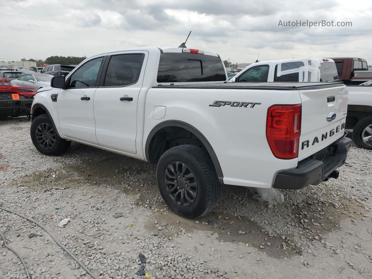 2019 Ford Ranger Xl White vin: 1FTER4EH1KLA48724