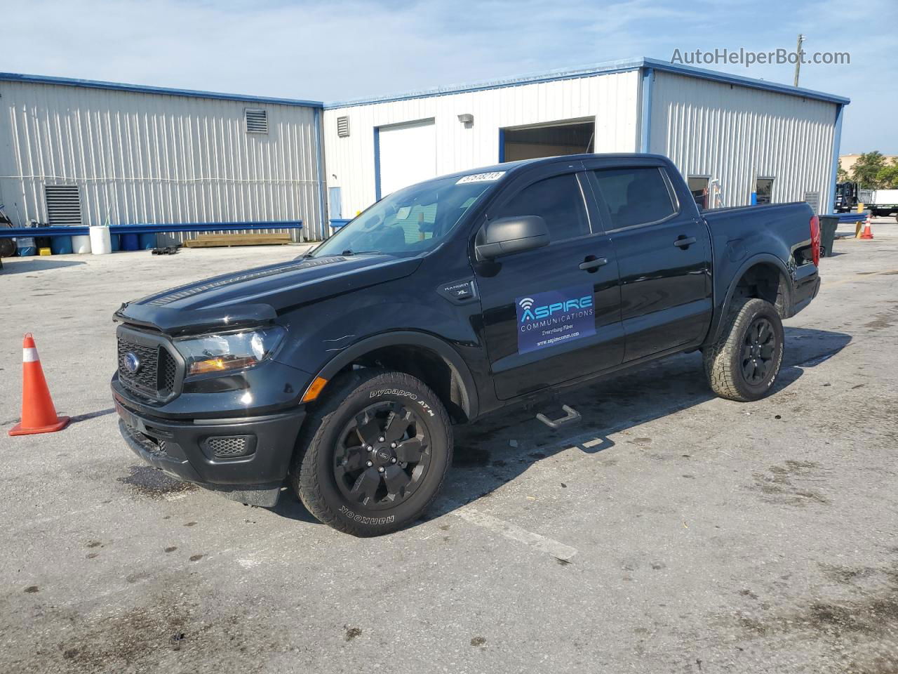 2019 Ford Ranger Xl Black vin: 1FTER4EH1KLA53521