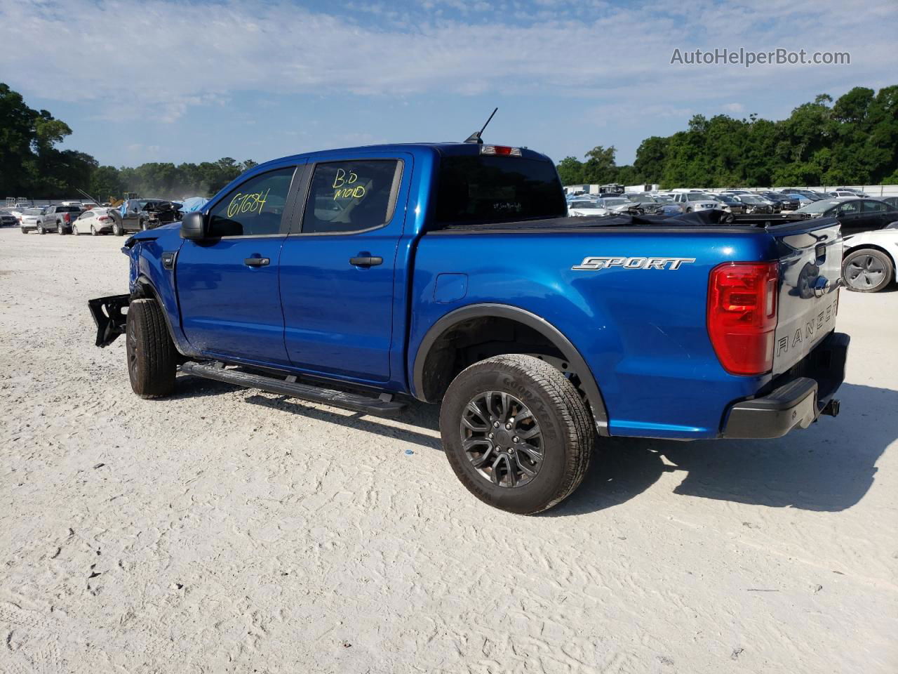 2019 Ford Ranger Xl Blue vin: 1FTER4EH1KLA63594