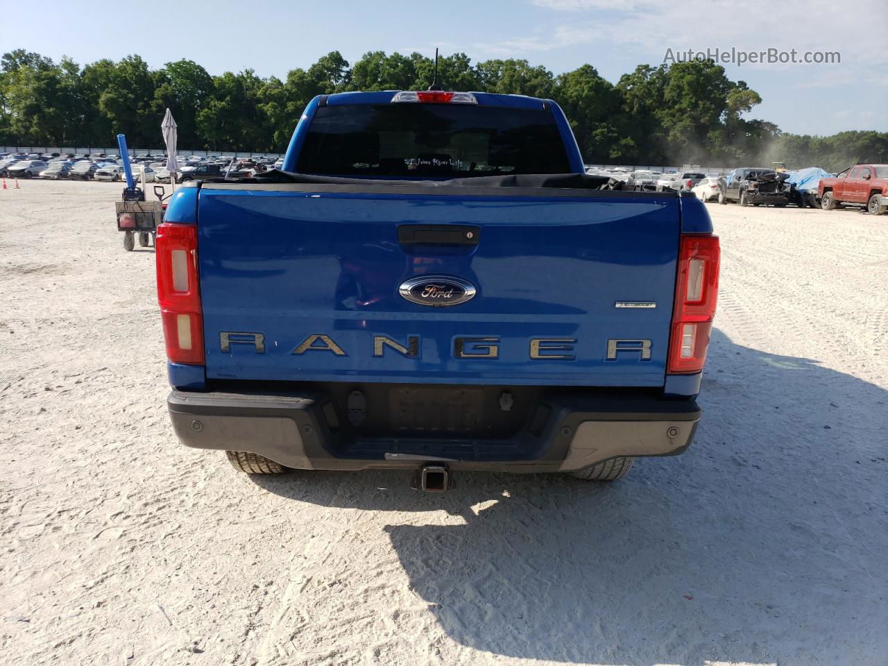 2019 Ford Ranger Xl Blue vin: 1FTER4EH1KLA63594