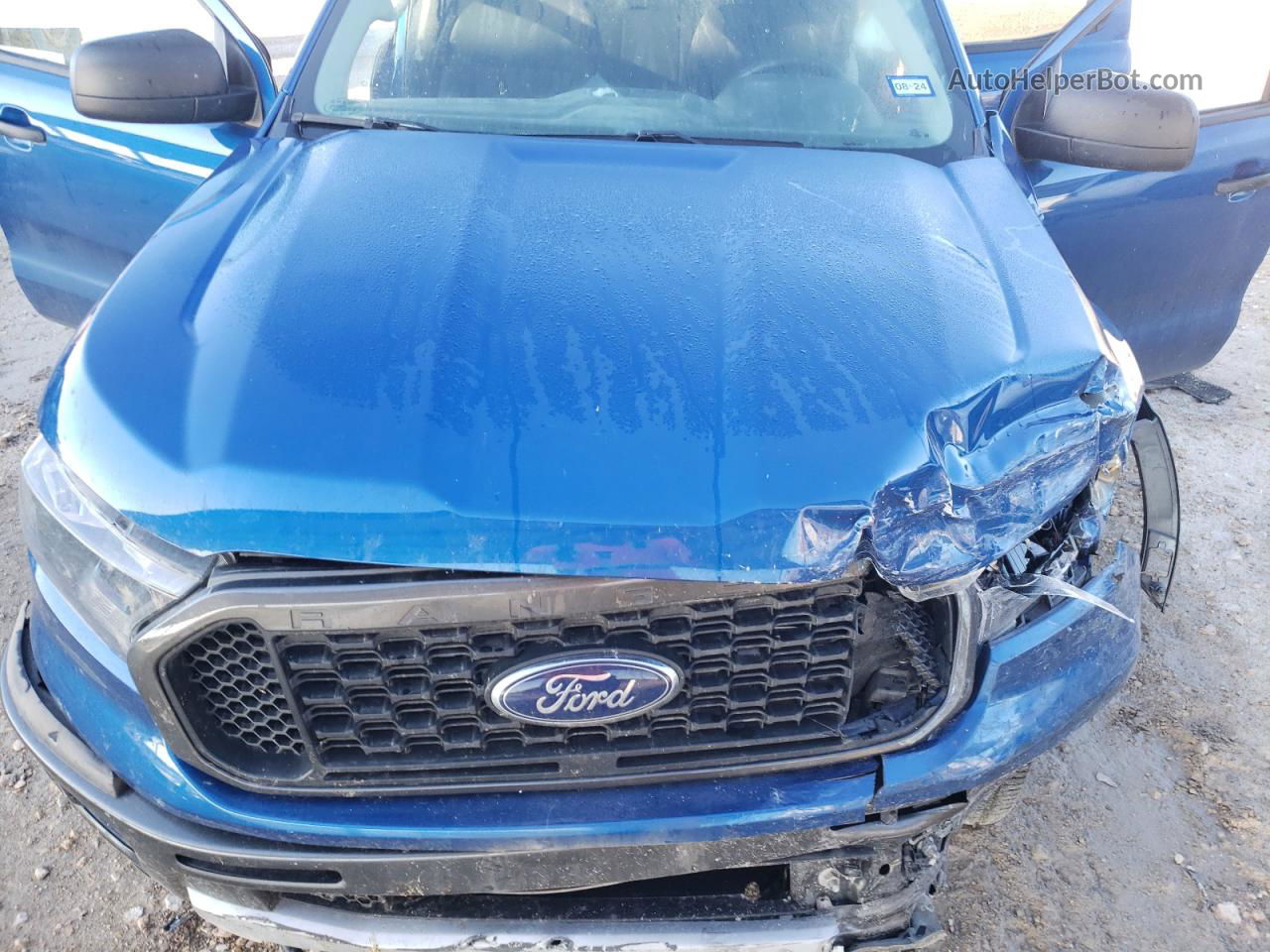 2019 Ford Ranger Xl Blue vin: 1FTER4EH1KLA86583