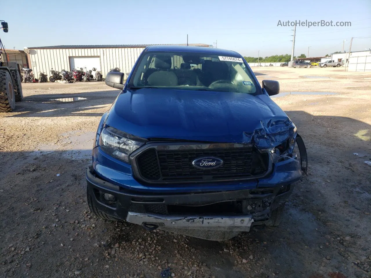 2019 Ford Ranger Xl Синий vin: 1FTER4EH1KLA86583