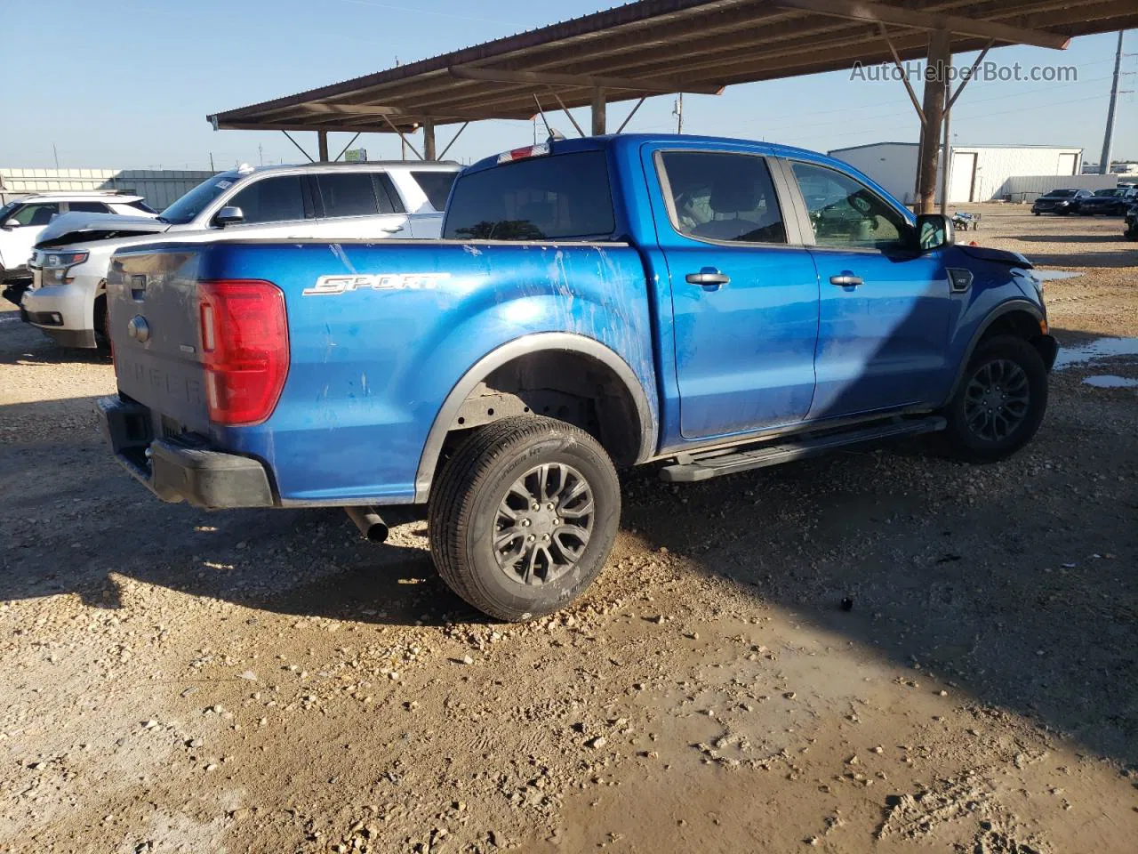 2019 Ford Ranger Xl Blue vin: 1FTER4EH1KLA86583