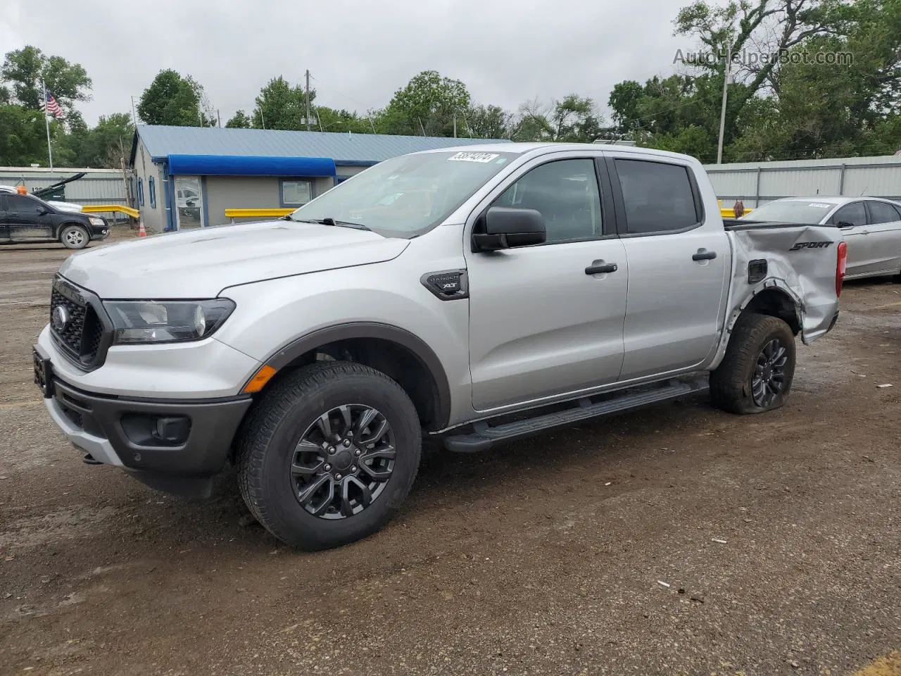 2019 Ford Ranger Xl Silver vin: 1FTER4EH1KLB15161