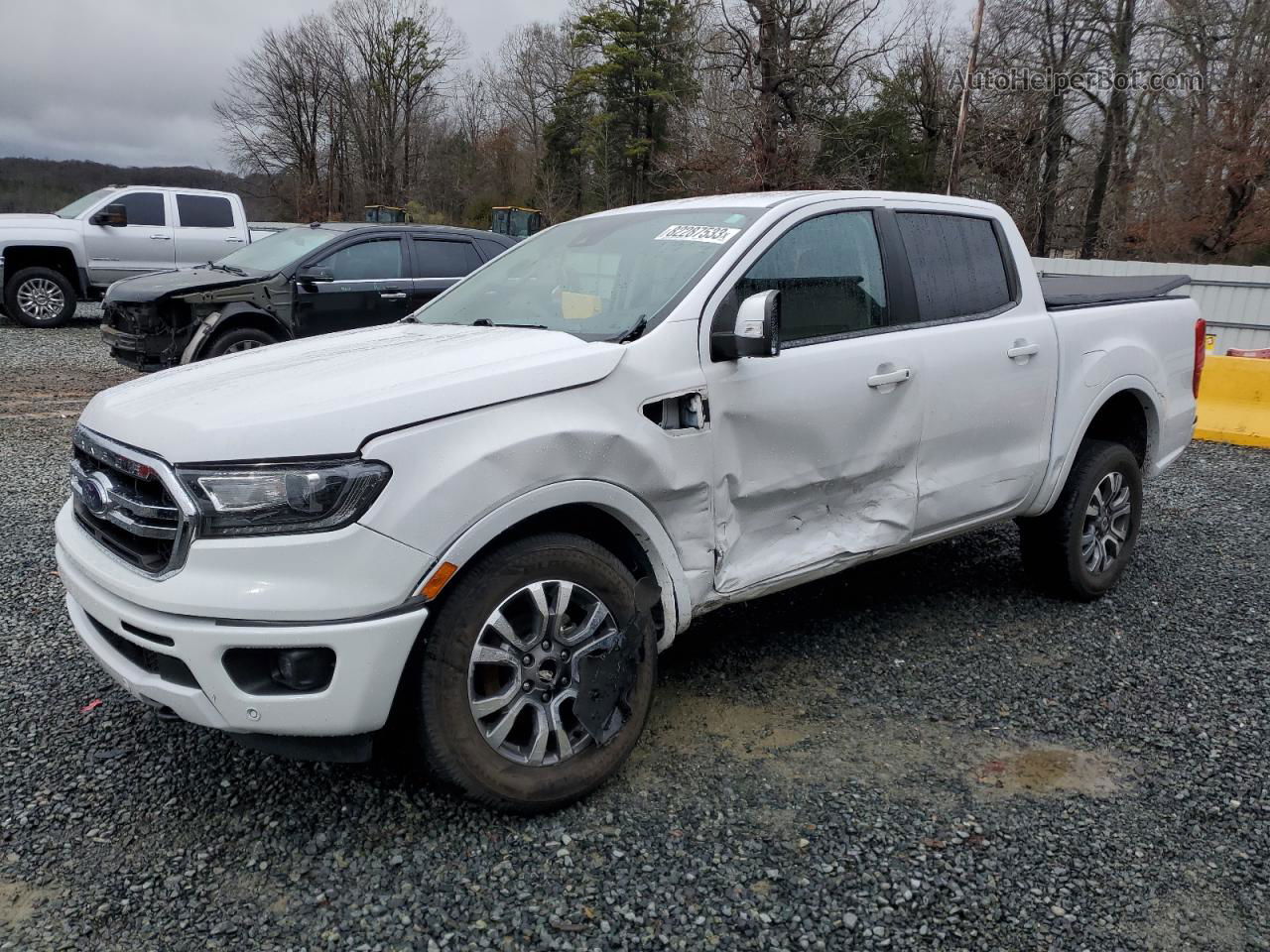 2020 Ford Ranger Xl White vin: 1FTER4EH1LLA21136