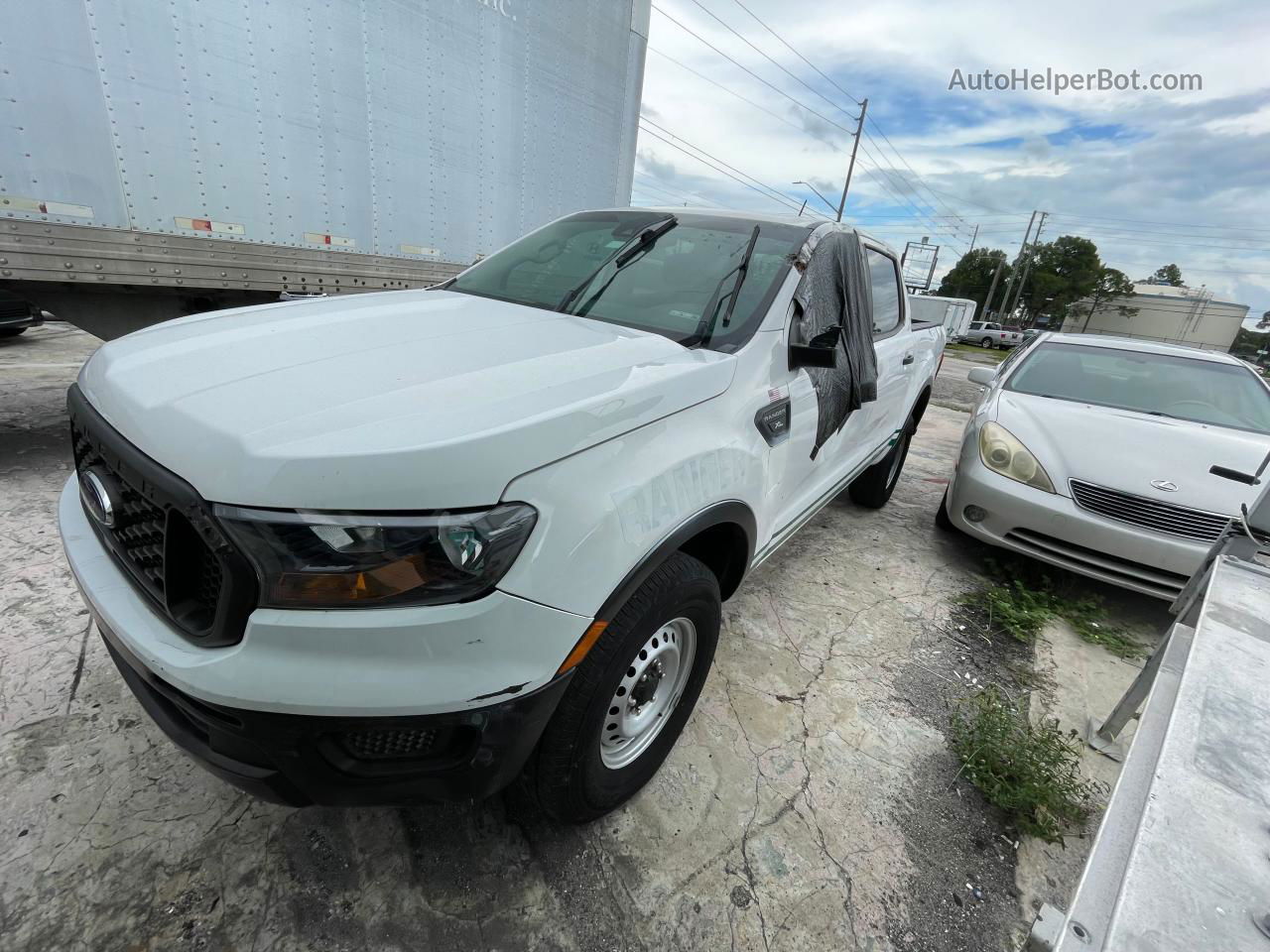 2020 Ford Ranger Xl Белый vin: 1FTER4EH1LLA52127