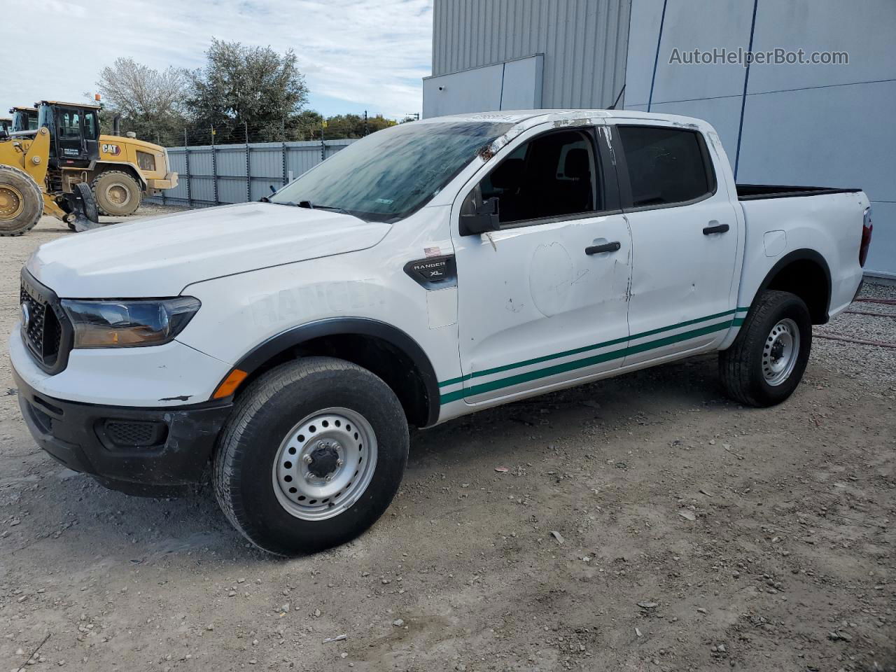 2020 Ford Ranger Xl White vin: 1FTER4EH1LLA52127