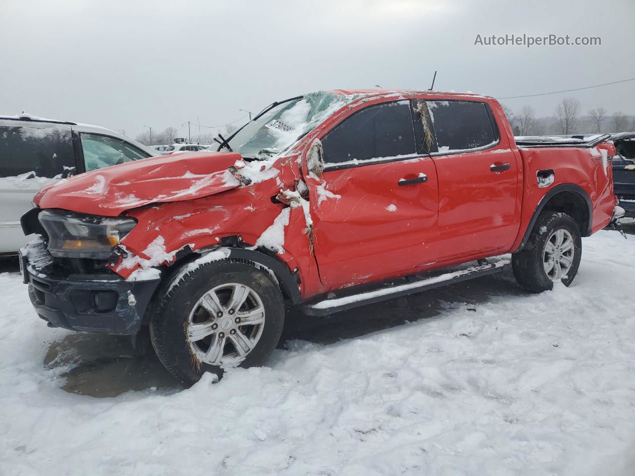 2020 Ford Ranger Xl Красный vin: 1FTER4EH1LLA57375