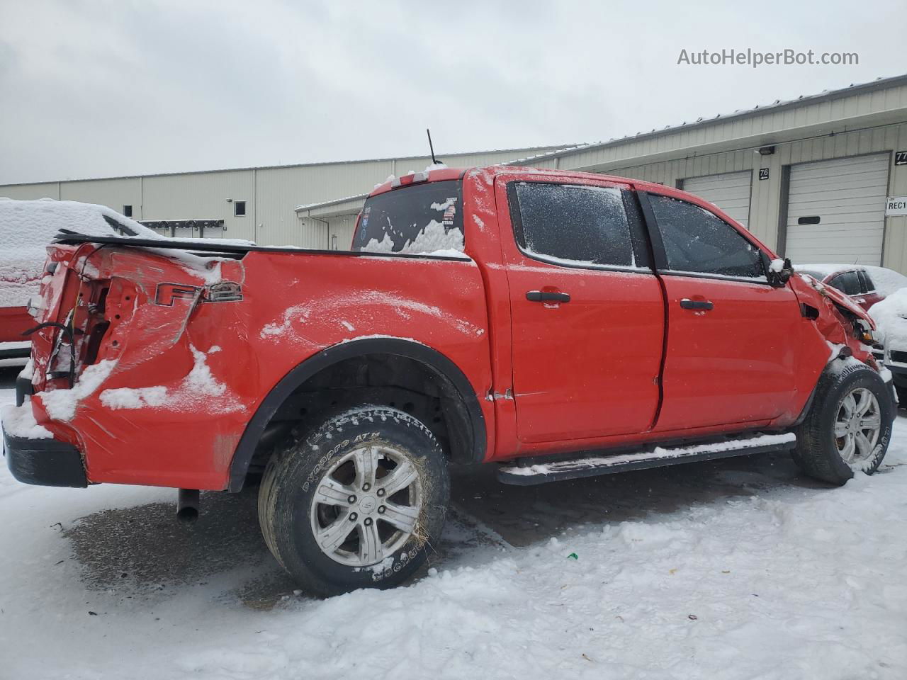 2020 Ford Ranger Xl Красный vin: 1FTER4EH1LLA57375