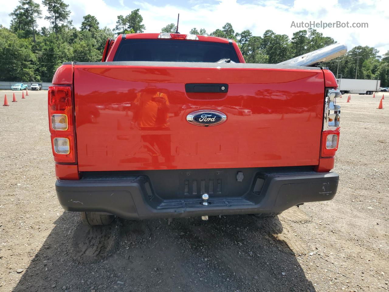 2020 Ford Ranger Xl Red vin: 1FTER4EH1LLA66982