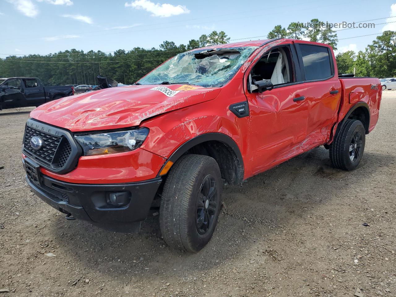 2020 Ford Ranger Xl Red vin: 1FTER4EH1LLA66982