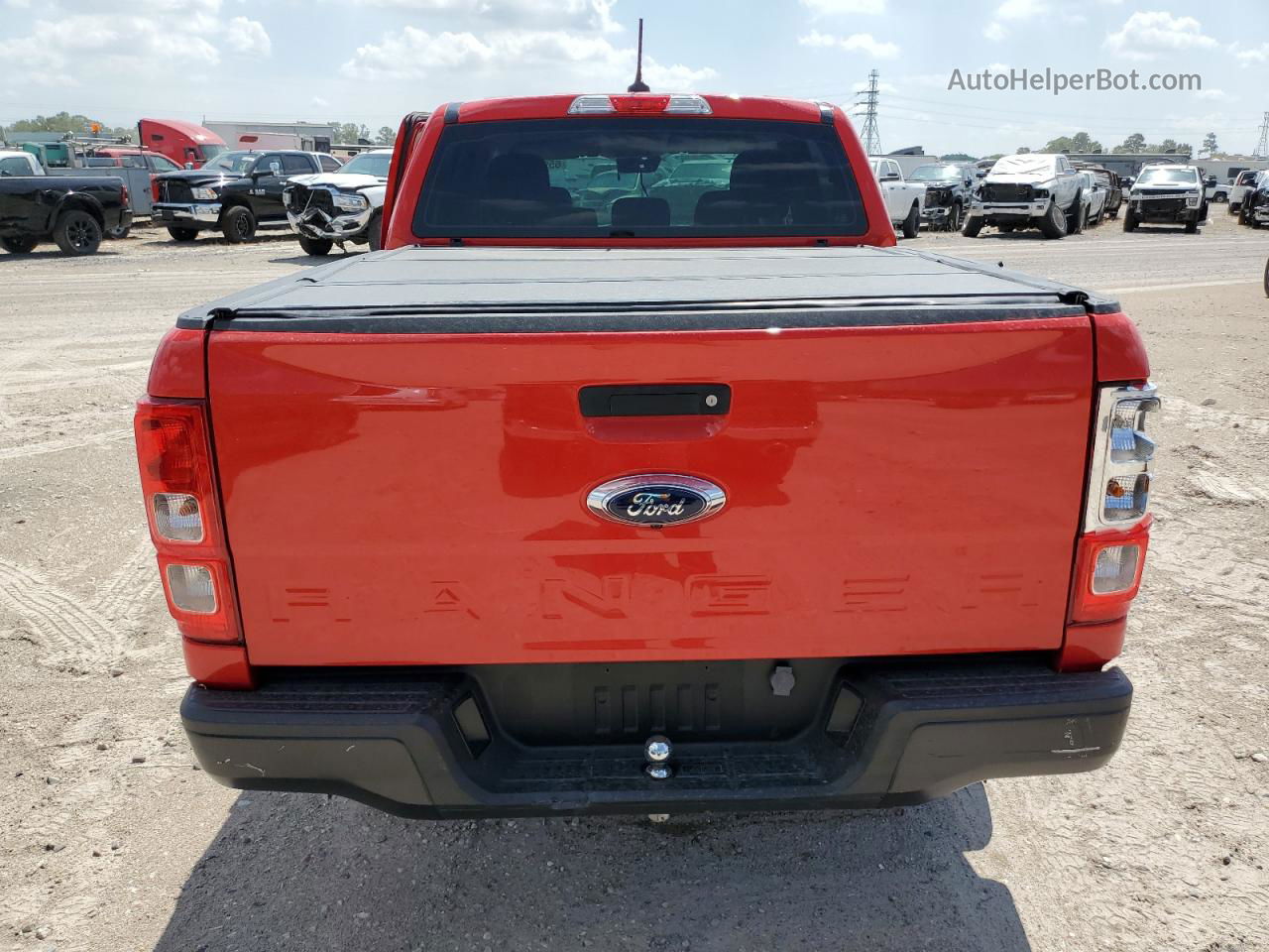 2020 Ford Ranger Xl Red vin: 1FTER4EH1LLA66982