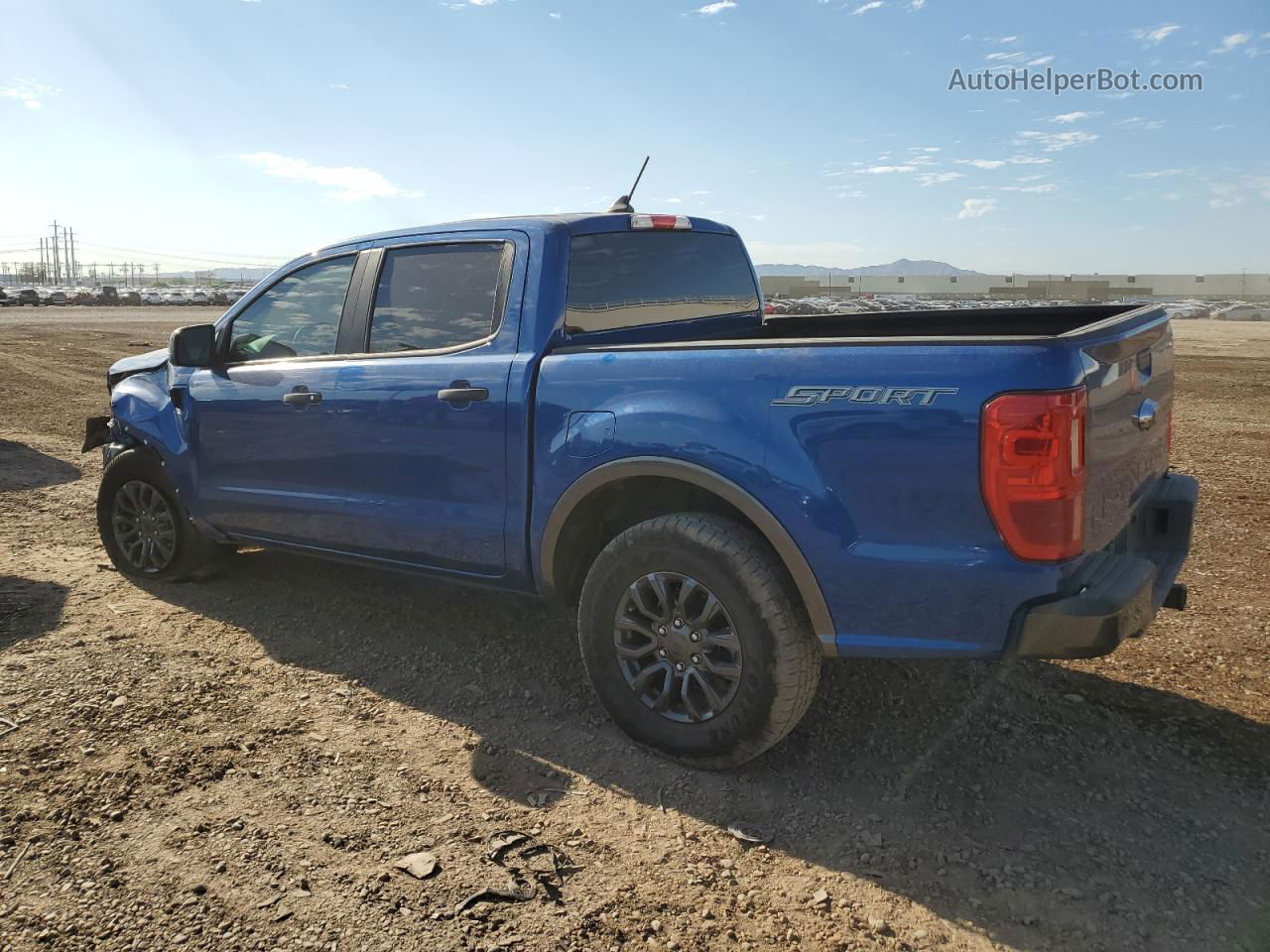 2020 Ford Ranger Xl Blue vin: 1FTER4EH1LLA67890