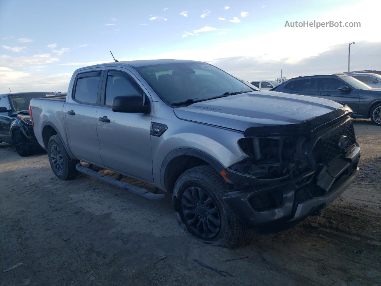 2020 Ford Ranger Xl Silver vin: 1FTER4EH1LLA74077