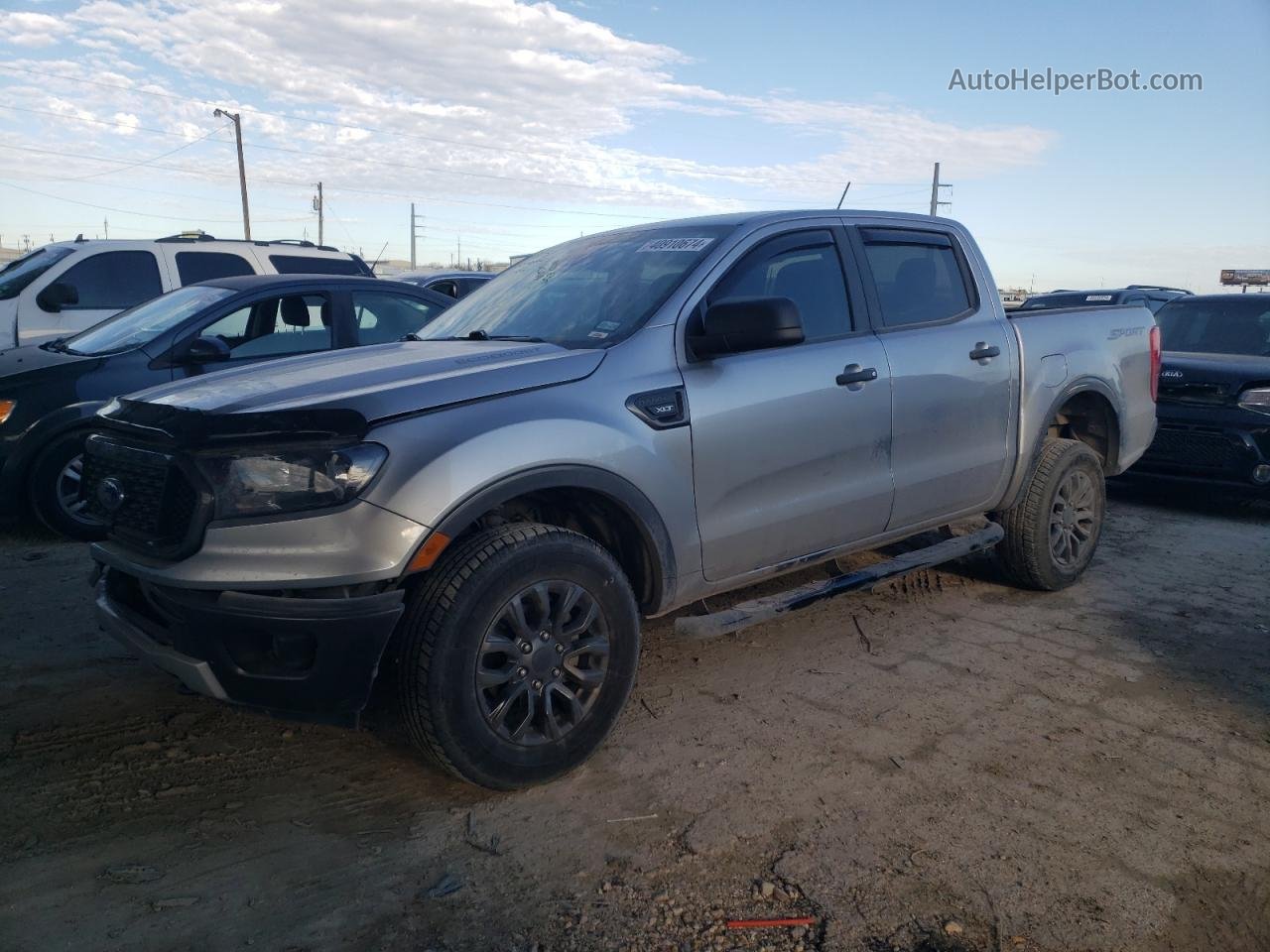 2020 Ford Ranger Xl Silver vin: 1FTER4EH1LLA74077