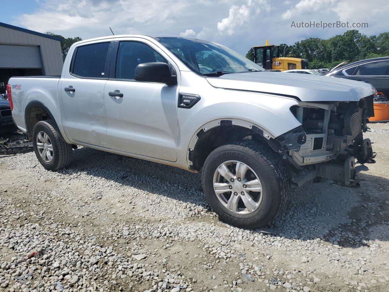 2019 Ford Ranger Xl Silver vin: 1FTER4EH2KLA43709