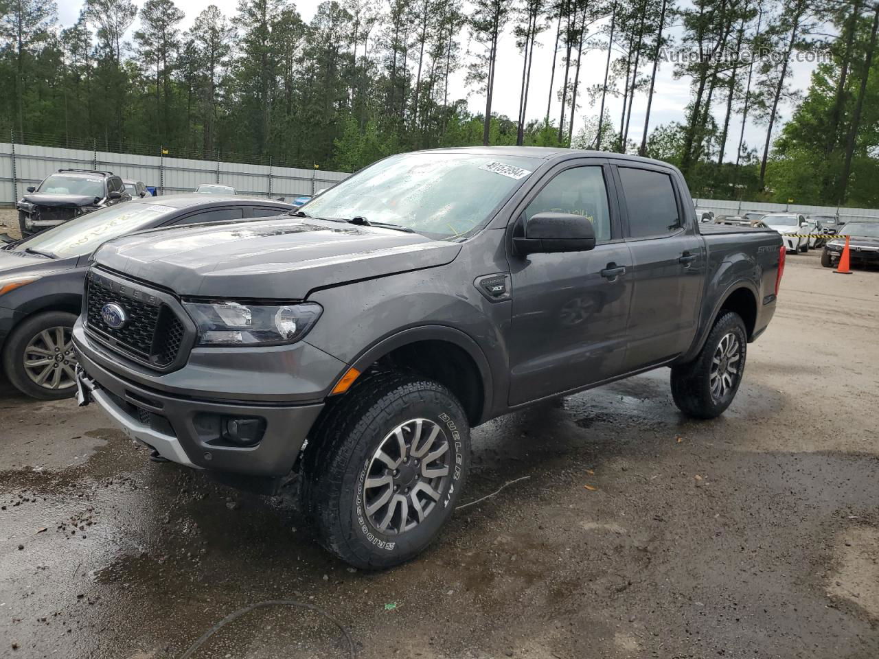 2019 Ford Ranger Xl Gray vin: 1FTER4EH2KLA43922