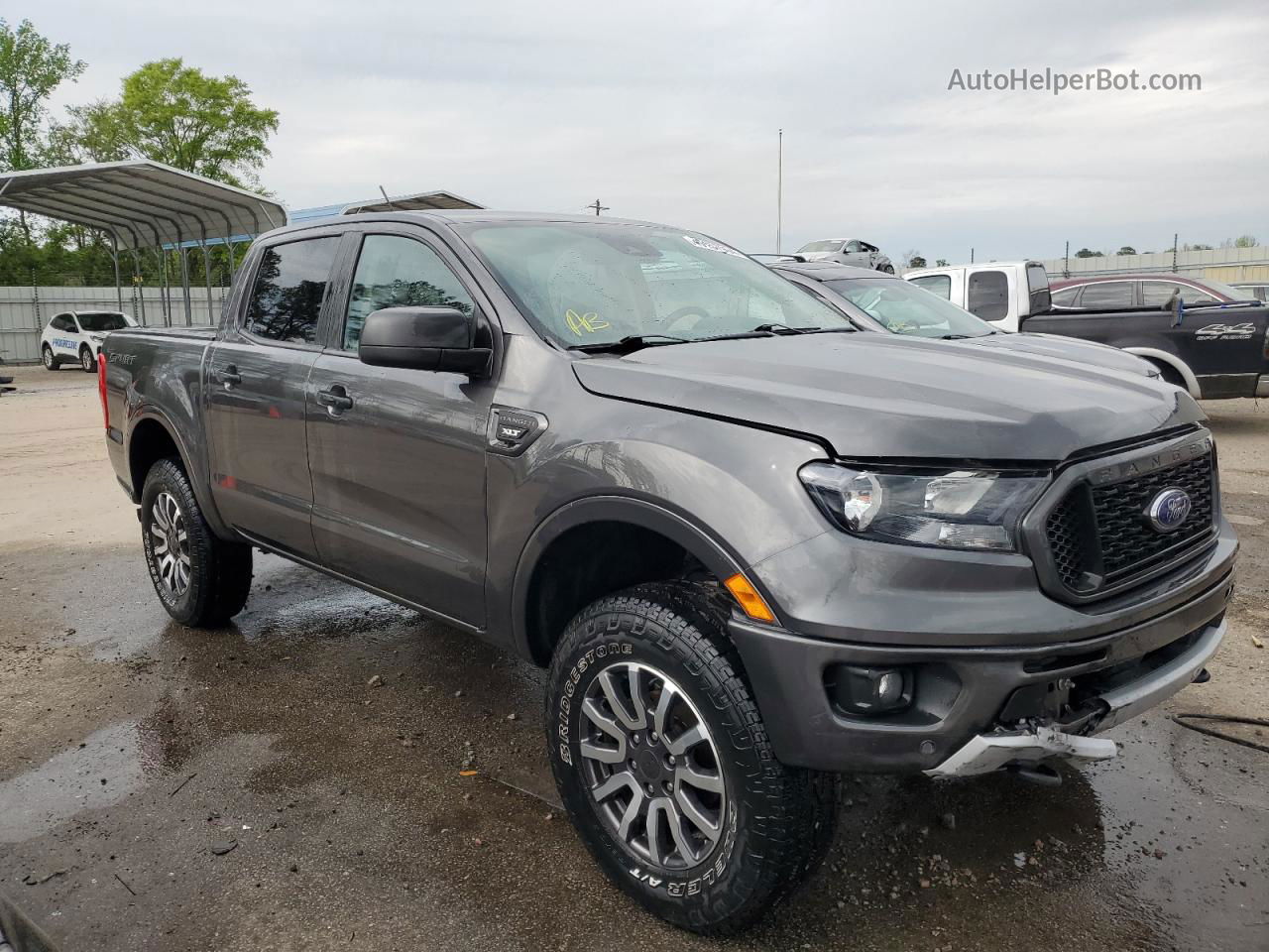 2019 Ford Ranger Xl Gray vin: 1FTER4EH2KLA43922