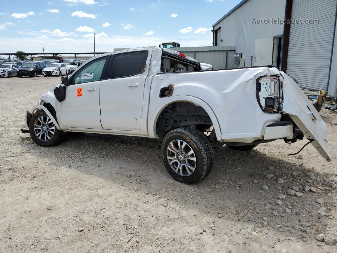 2019 Ford Ranger Xl White vin: 1FTER4EH2KLA64267