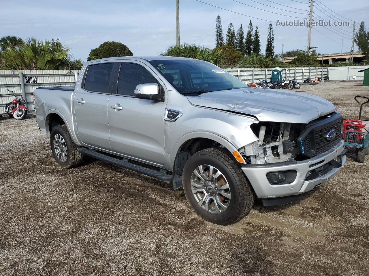 2019 Ford Ranger Xl Silver vin: 1FTER4EH2KLA77777