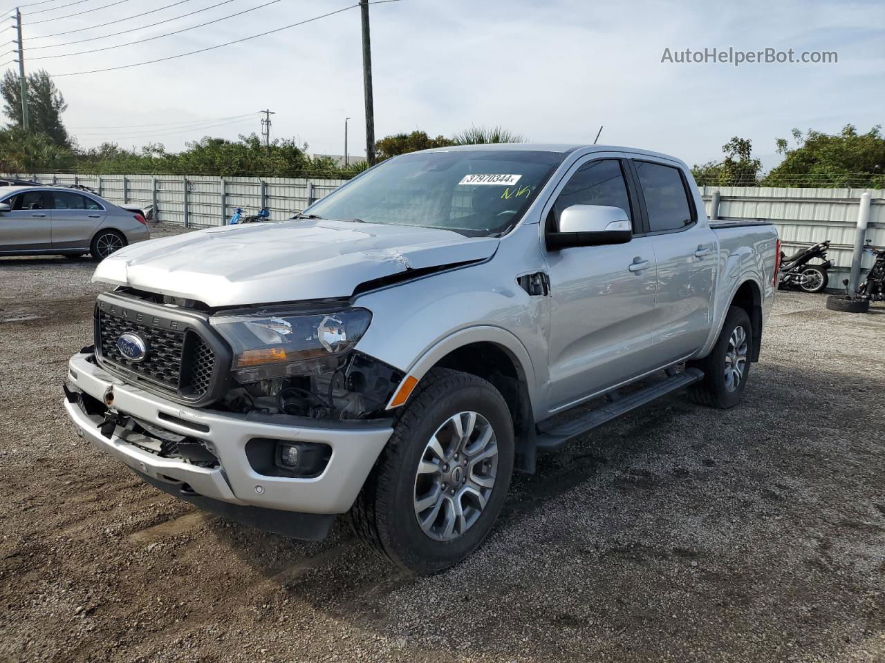 2019 Ford Ranger Xl Silver vin: 1FTER4EH2KLA77777