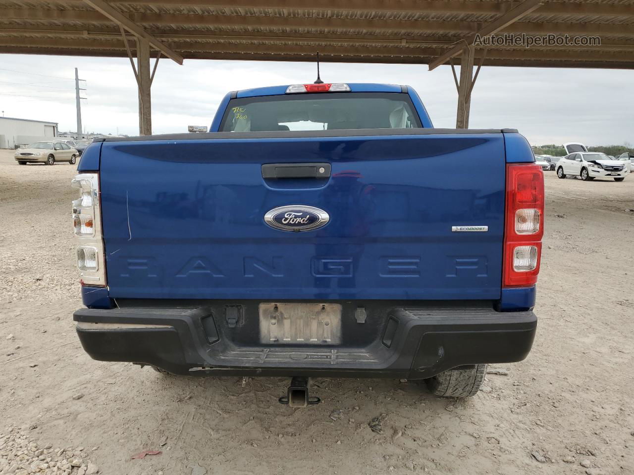 2019 Ford Ranger Xl Blue vin: 1FTER4EH2KLA82512