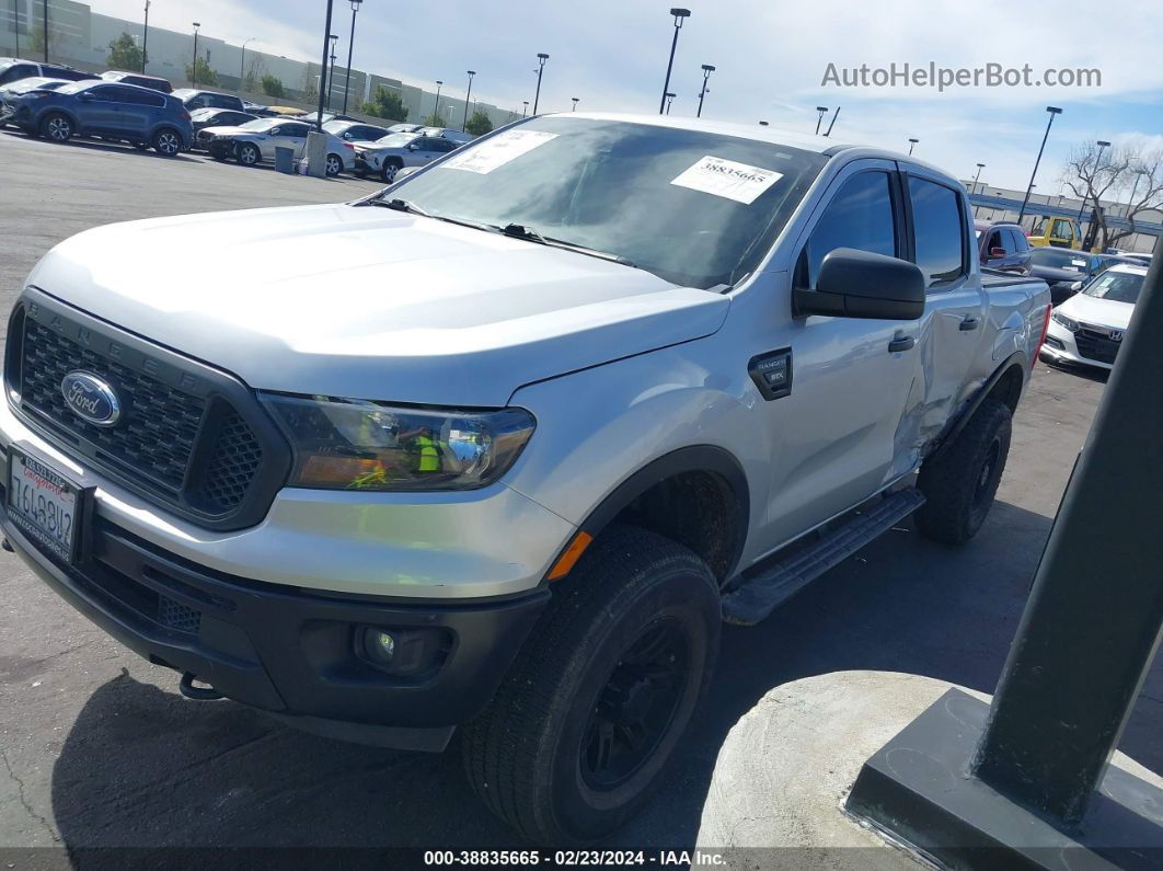 2019 Ford Ranger Xl Silver vin: 1FTER4EH2KLA87676