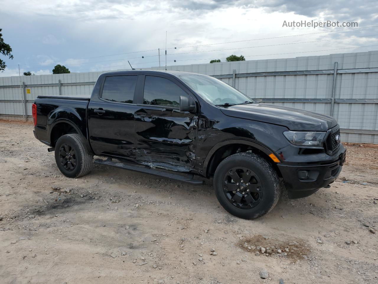 2019 Ford Ranger Xl Black vin: 1FTER4EH2KLB22345