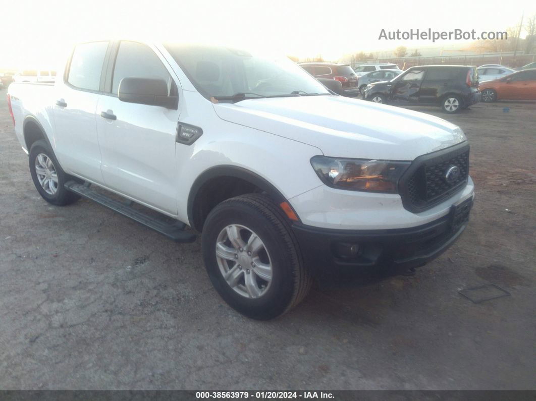 2019 Ford Ranger Xl White vin: 1FTER4EH3KLA64312