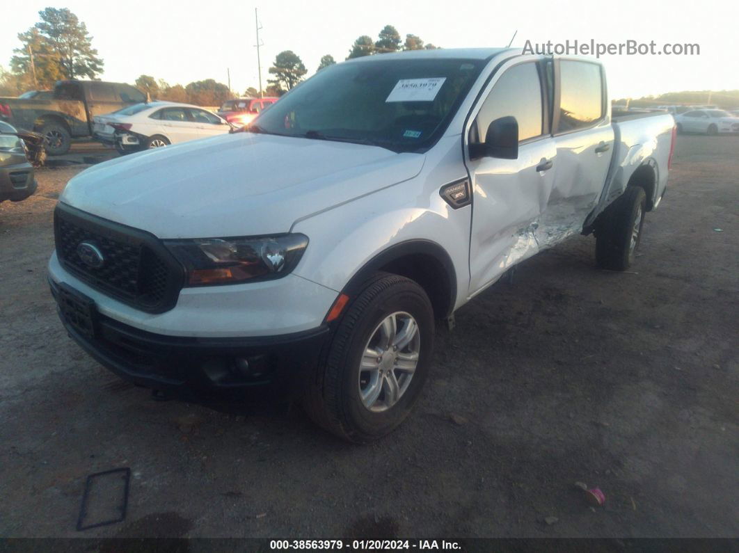 2019 Ford Ranger Xl White vin: 1FTER4EH3KLA64312