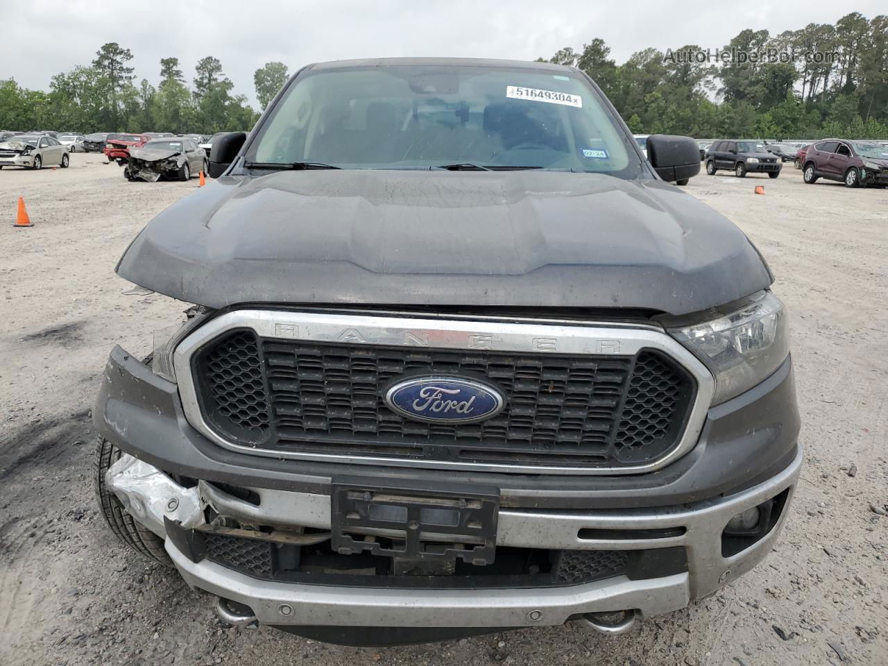 2019 Ford Ranger Xl Gray vin: 1FTER4EH3KLA79246