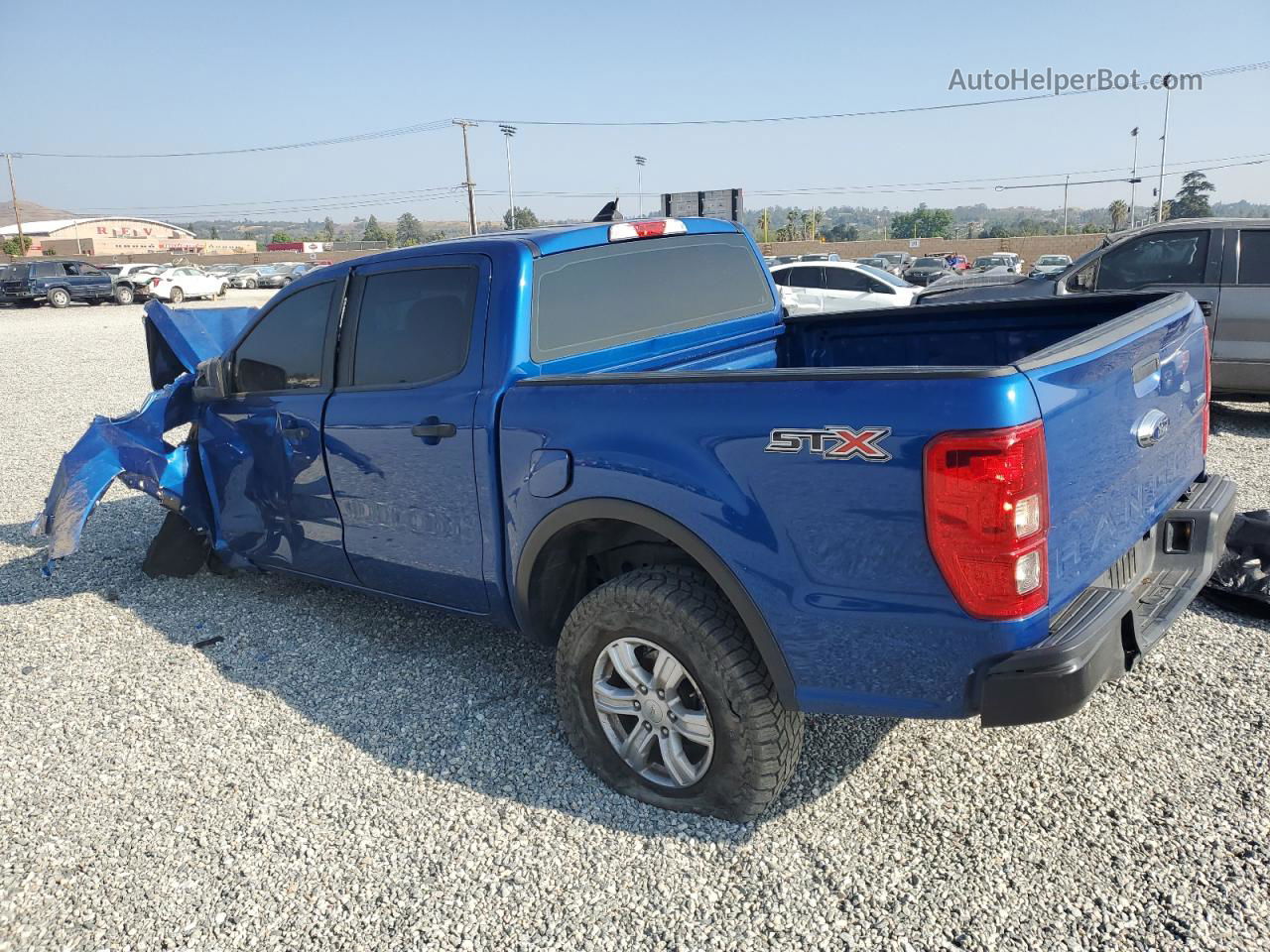 2019 Ford Ranger Xl Blue vin: 1FTER4EH3KLA99254