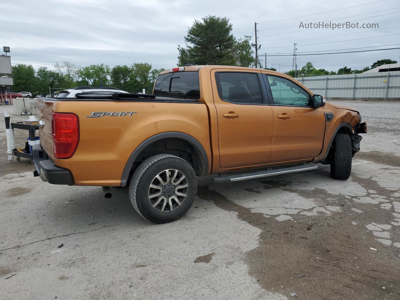 2019 Ford Ranger Xl Orange vin: 1FTER4EH4KLA28130