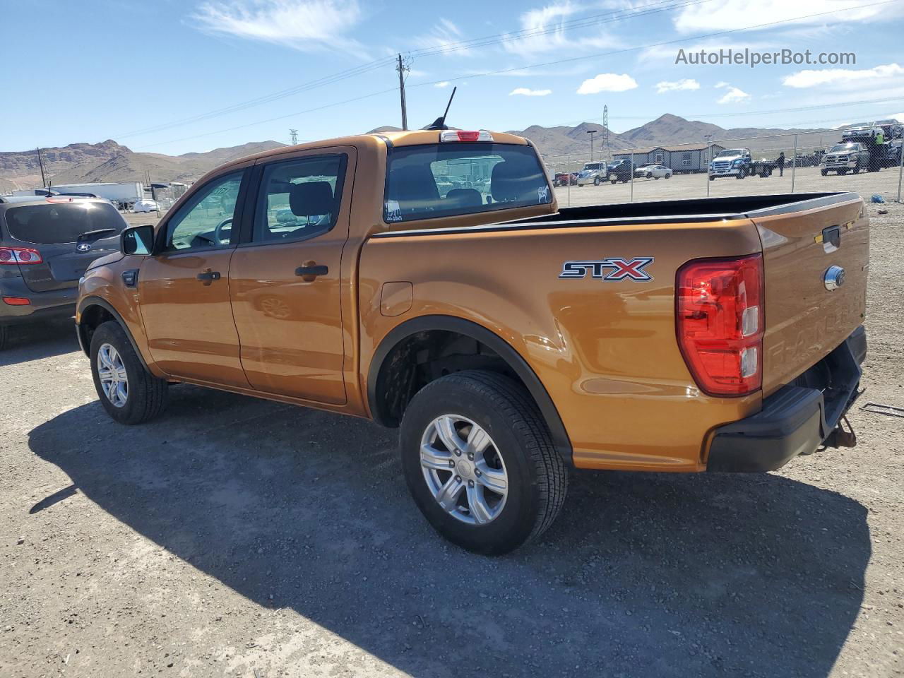 2019 Ford Ranger Xl Orange vin: 1FTER4EH4KLA30542