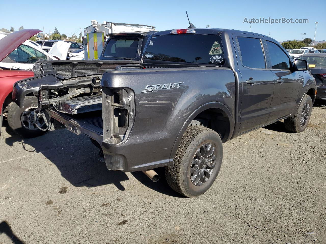 2019 Ford Ranger Xl Угольный vin: 1FTER4EH4KLA83144