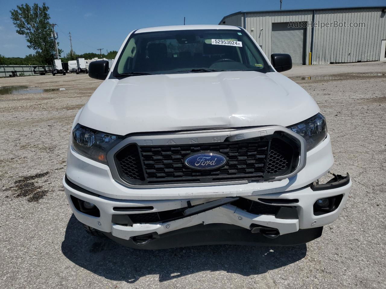 2019 Ford Ranger Xl White vin: 1FTER4EH4KLB15218