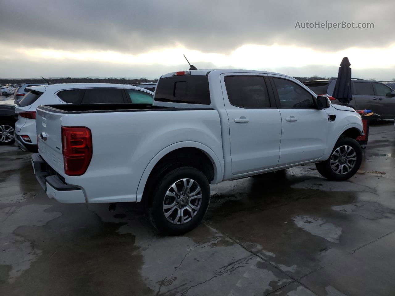 2019 Ford Ranger Xl White vin: 1FTER4EH5KLA18318