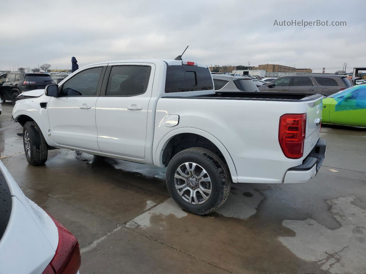 2019 Ford Ranger Xl White vin: 1FTER4EH5KLA18318