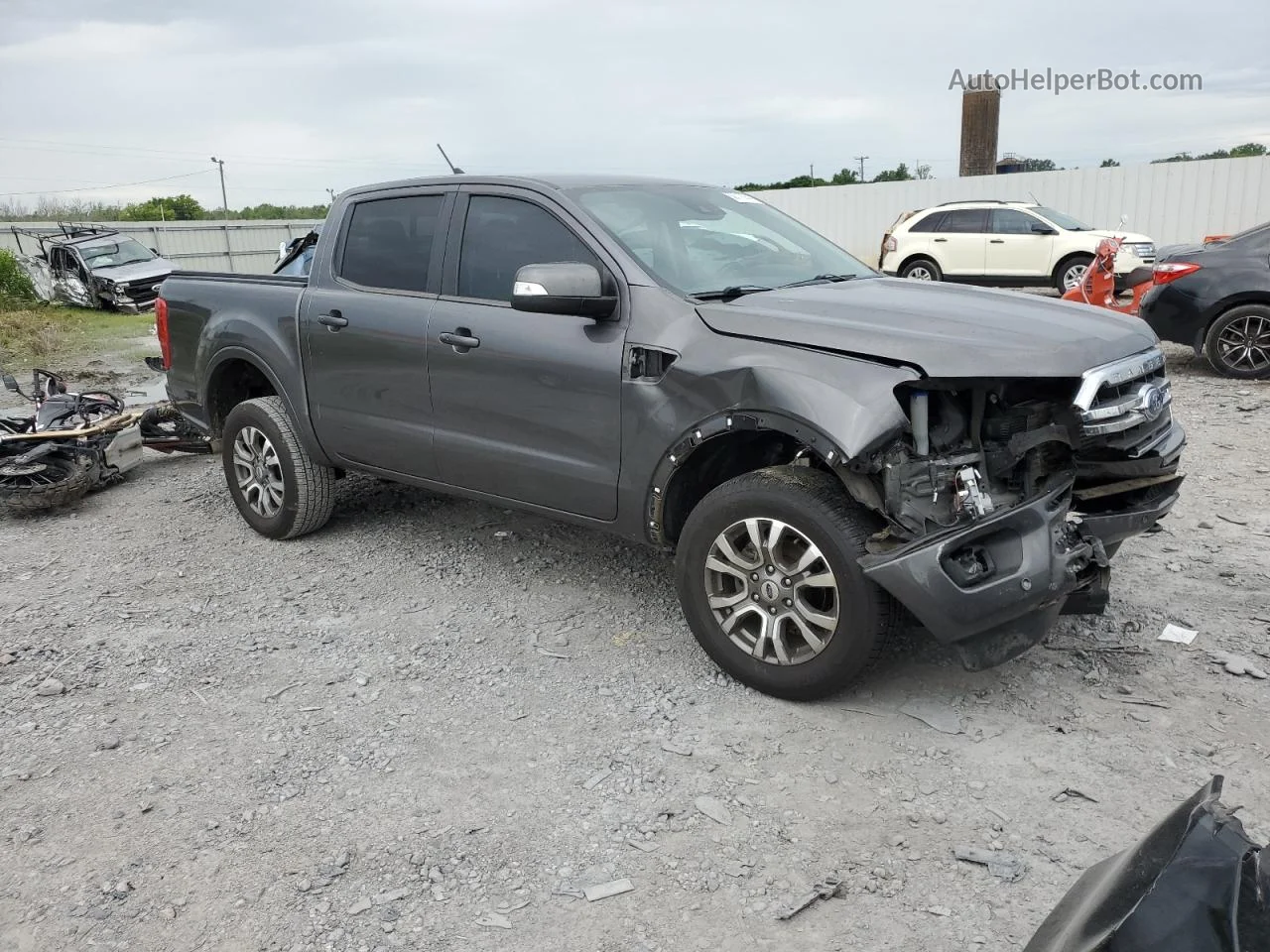 2019 Ford Ranger Xl Charcoal vin: 1FTER4EH5KLA37001