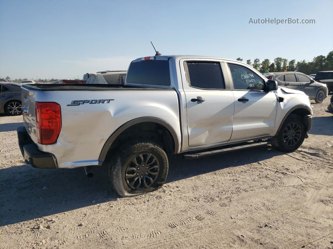 2019 Ford Ranger Xl Silver vin: 1FTER4EH5KLA37774